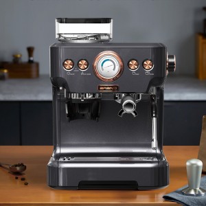 Bean To Cup Commercial Electric Maker Espresso Coffee Machine With Grinder
