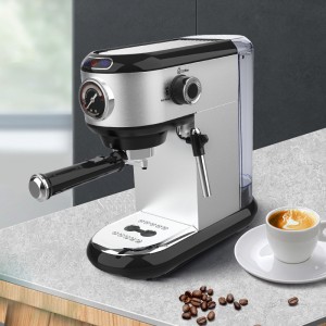 Instant heating home use espresso coffee machine with slim body