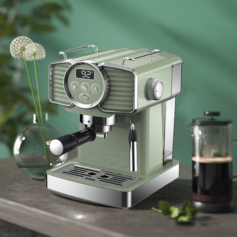 Small Retro Coffee Maker Italian Electric Espresso Coffee Machine