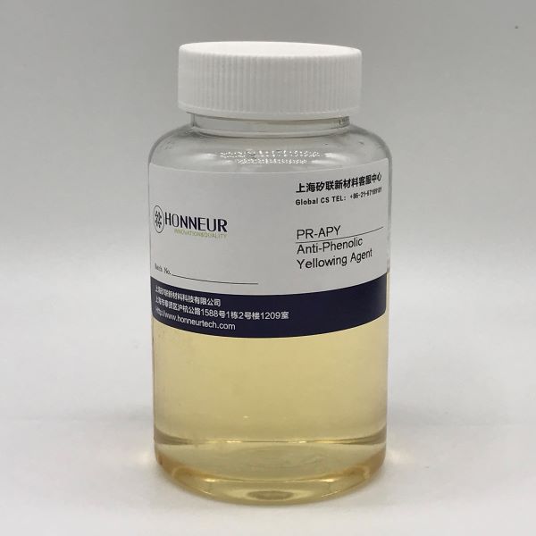 Anti-phenolic yellowing (BHT) agent