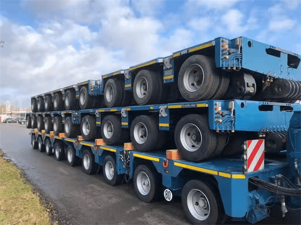NICOLAS Hydraulic modular trailer combine EXPORT
