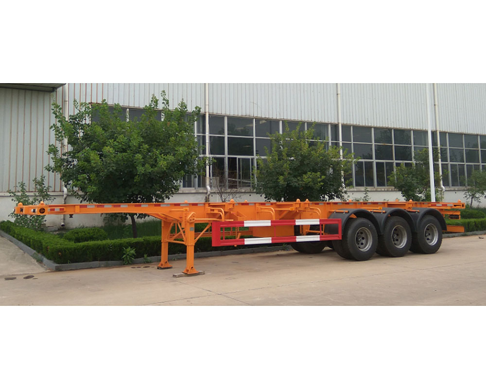 Tri-axle Skeletal Container Semi-trailer