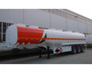 Factory source Semi Truck Car Trailer - Tri-axle fuel tank semi-trailer 40m3 20161107  – HONOUR SHINE