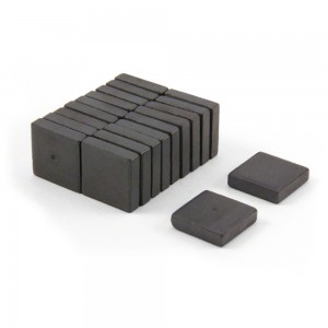 Low Cost Ferrite Square Custom Ceramic Block Magnets