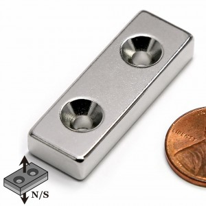 Counterbore Countersunk Rectangular Magnet Neo Magnets