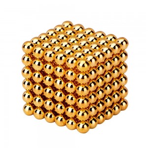 Gold Neocube Chinese Wholesales Buckyballs Building Toys
