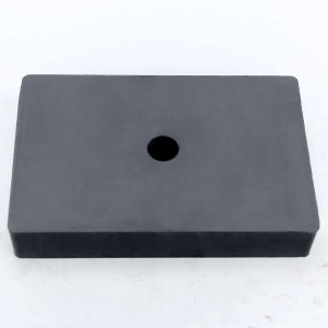 Cheap Hard Ferrite Block Magnet with Hole