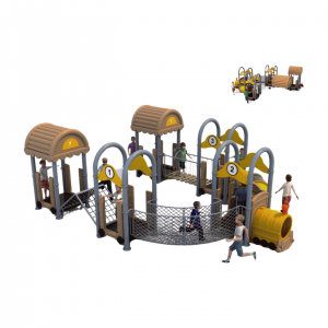 Popular Outdoor Playground Customized Color and Size Plastic Slide for Kids Play and Exercise