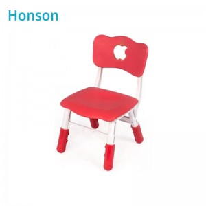 Factory Direct Makukulay na Plastic Adjustable Chairs Kindergarten Furniture para sa Mga Bata
