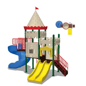 cheap outdoor plastic slide swing playground kids play equipment slide swing playground