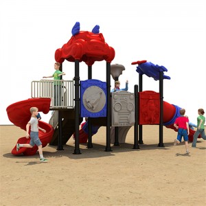 children’s play equipment safe and environmentally friendly wooden slides Outdoor Playground Equipment