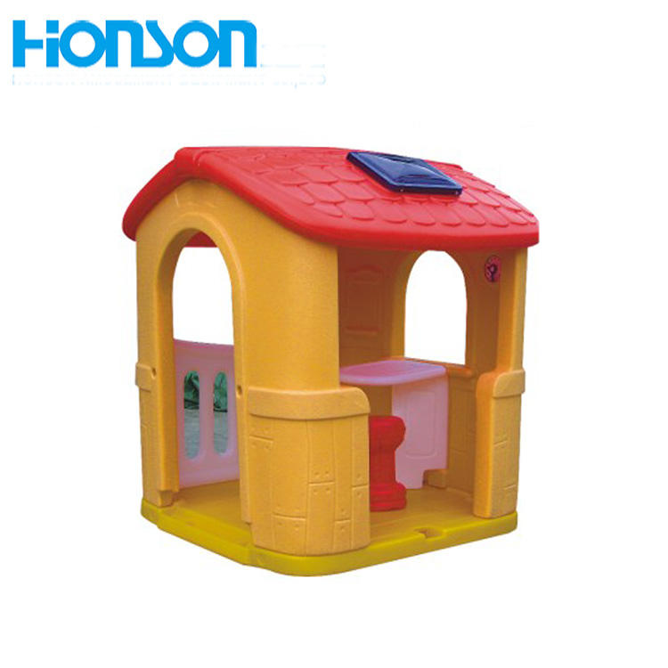 China High Quality Indoor Soft Play For Home Factory –  Fashion Chocolate Playhouse Plastic Playhouse Indoor Playground Outdoor kKds playhouse –  Honson