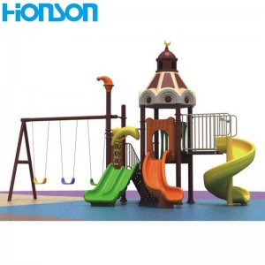 Children Outdoor Multifunctional Playgrounds Slide Swing Set.