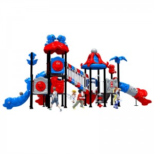 Children can play together kids playground equipment wooden slide playground equipment outdoor
