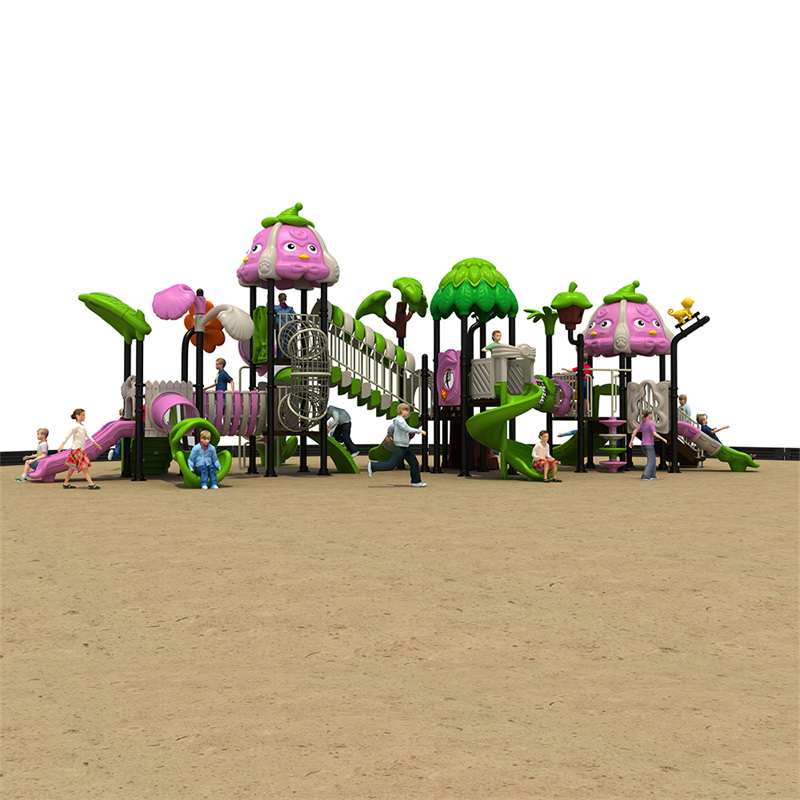 customized popular fun kids wooden plastic slide playground equipment outdoor Featured Image