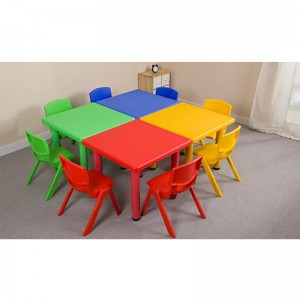 Best Indoor Soft Play Equipment For Home Factories –  Children preschool kindergarten colorful School table Chair –  Honson