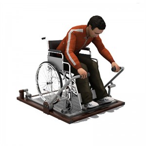 Venda directa de fàbrica amb necessitats especials d'equips de fitness a l'aire lliure d'alta seguretat Equips de fitness per a discapacitats