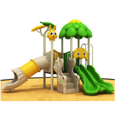 Best Slide And Swing Set Metal Manufacturer –  Children Theme Park Playground Playsets for child adult Plastic Slide Outdoor –  Honson