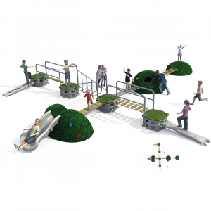 New Design Outdoor Playground Children Sensory Exercise Customized Playset Equipment