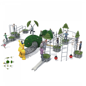 New Design Outdoor Playground Children Sensory Exercise Customized Playset Equipment