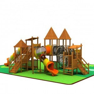 High Quality Kindergarten Outdoor Wooden Playground