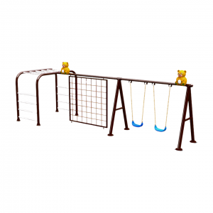 Wholesale Customization Swing Slide Set Safety Low Risk Outdoor Swing Set Park Leisure Swing for Kids