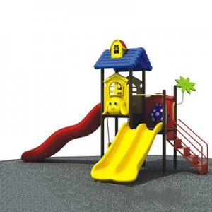 cheap outdoor plastic slide swing playground kids play equipment slide swing playground