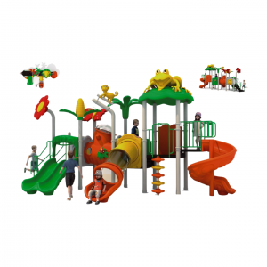Low Price Safe Animal Series Outdoor Children Slides Kindergarten Play Toys Playground Equipment