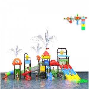 New Style Water Park Play Equipment Water Slide Set for Kids