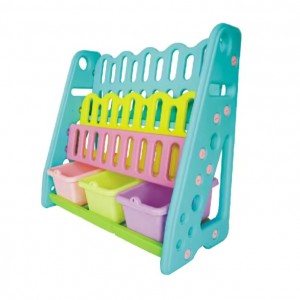 ארון אחסון רהיטי ילדים מותאם אישית עם קופסאות פלסטיק ארון מגירה צבעונית לאחסון צעצועים