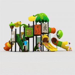 Personalized Colorful Fantasy Theme Amusement Park Swing Slide Combination Personalized amusement park