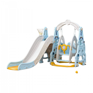 ລາຄາຖືກ Indoor Kids Slide Swing Set ຫ້ອງຮັບແຂກອະນຸບານ Play Toys