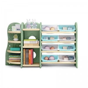 Customized Kids Furniture Storage Cabinet na may mga Plastic Boxes Cupboard Colorful Drawder para sa Imbakan ng Mga Laruan