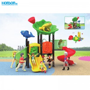 customize Outdoor Playground With Slide Outdoor Amusement Equipment for kids