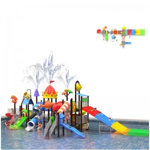New Style Water Park Play Equipment Water Slide Set for Kids