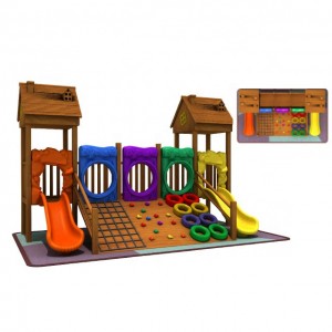 High Quality Kindergarten Outdoor Wooden Playground