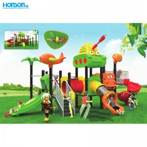 customize Outdoor Playground With Slide Outdoor Amusement Equipment for kids