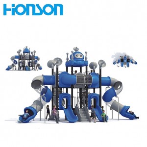 New Product Explosion Outdoor Playground Plastic Equipment Kids Park Children Toy Challenging Game Funny Slide for Kids