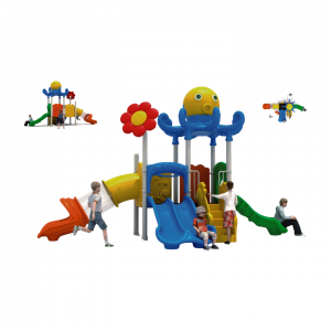 Low Price Safe Animal Series Outdoor Children Slides Kindergarten Play Toys Playground Equipment