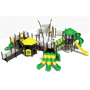 Disabled Playground Children Swing Slide Set.