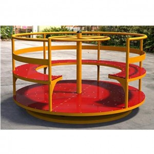 Disabled Outdoor Merry Go Round Playground Equipment Swivel Chair.