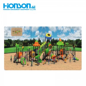 outdoor playground Physical training climbing net Children slide