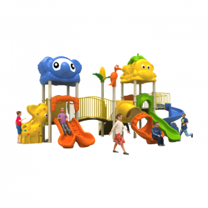 Taman permainan gelongsor kanak-kanak Peralatan hiburan taman tema Main Gelongsor Luar