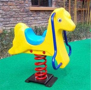 Factory Price Outdoor Plastic Pe Popular Kids Plays Rocking Horse