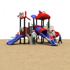 OEM Wholesale Small Rocking Horse Manufacturer –  Good Price Kids Playground Plastic Equipments Amusement Park Entertainment Outdoor Slide –  Honson