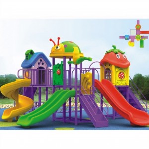 Hot Selling Amusement Park Preschool Plastic Outdoor Slide Children Safety Slide Kids Customized Playground Equipment