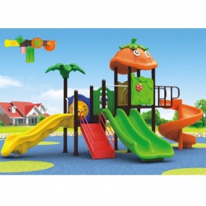 Hot Selling Amusement Park Preschool Plastik Outdoor Slide Anak Safety Slide Kids Customized Playground Equipment