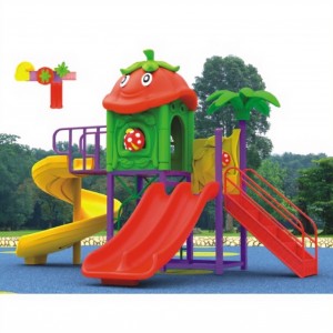 Hot Selling Amusement Park Pjutteboartersplak Plastic Outdoor Slide Bern Safety Slide Kids Oanpast Boartersplak Equipment