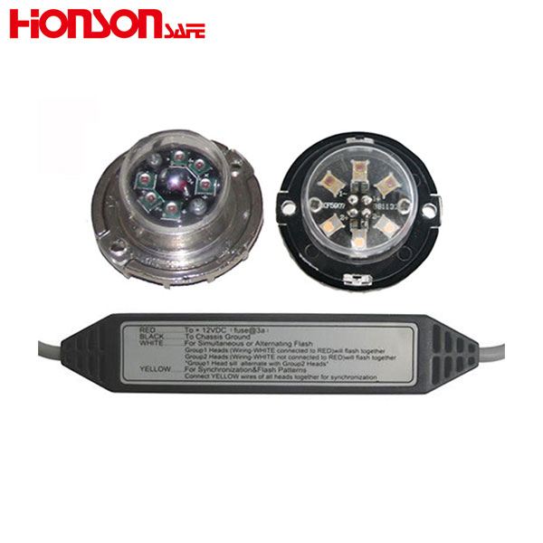Best Rotating Emergency Lights Factory –  HA61 3W good quality warning flashing led hideaway strobe light – Honson