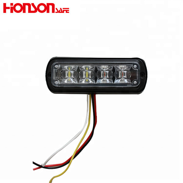 Roof Mount Emergency Lights Factory –  3W High Power LED Safety Warning Grille Bumper Surface Mount Lighthead HF149 – Honson